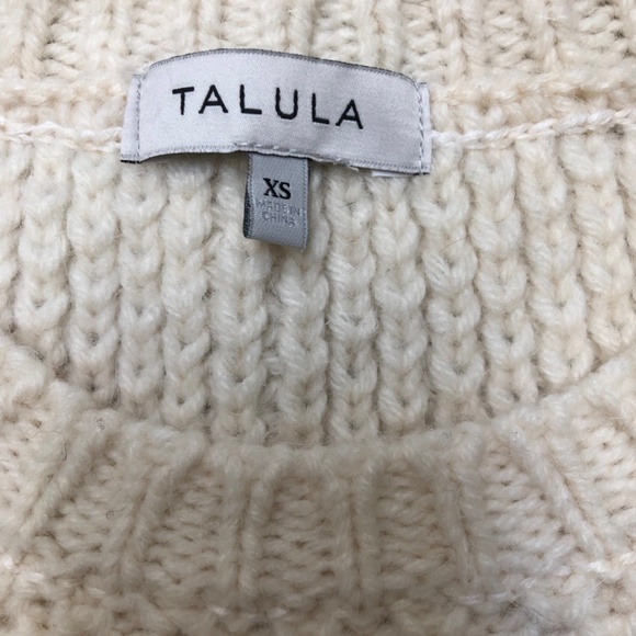 Aritzia Talula Cropped Wool Alpaca Knit Sweater - Picture 8 of 13
